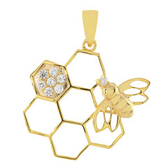 Colgante en plata con Zircón