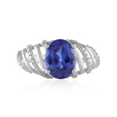 Anillo en oro con Tanzanita AAA (de Melo)