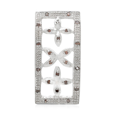 Colgante en plata con Diamante fantasía