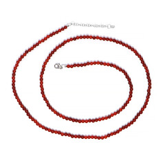 Collar en plata con Ónix rojo