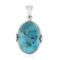 Colgante en plata con Turquesa azul del Mohave Kingman (Art of Nature)