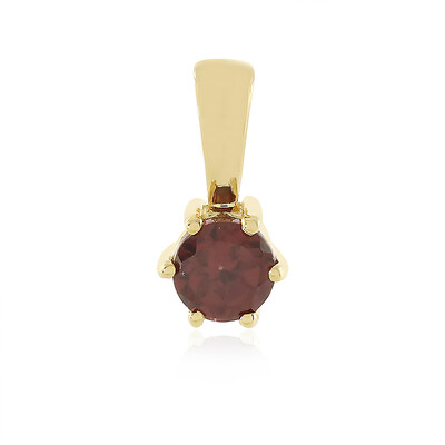 Colgante en plata con Zircón frambuesa