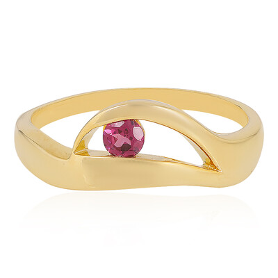 Anillo en plata con Turmalina rosa