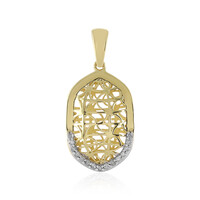 Colgante en oro con Diamante I4 (J) (Ornaments by de Melo)