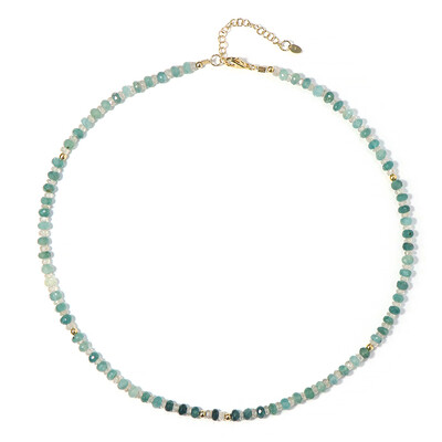 Collar en plata con Grandidierita