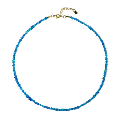 Collar en plata con Ópalo azul de Etiopía