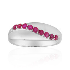 Anillo en plata con Rubí de Birmania (Pallanova)