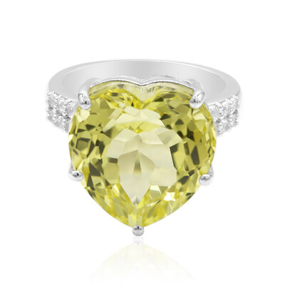 Anillo en plata con Cuarzo del Ouro Verde (Tenner Diniz)