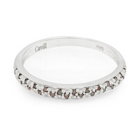 Anillo en plata con Diamante fantasía