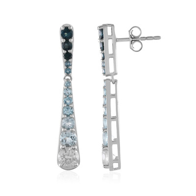 Pendientes en plata con Zircón (KM by Juwelo)