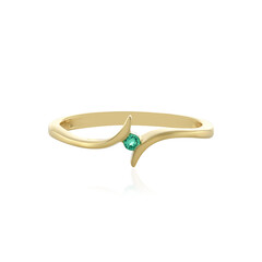 Anillo en plata con Esmeralda de Colombia