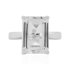 Anillo en plata con Topacio blanco