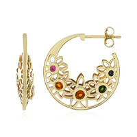 Pendientes en oro con Turmalina naranja (Ornaments by de Melo)