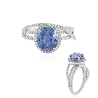 Anillo en oro con Zafiro de Ceilán