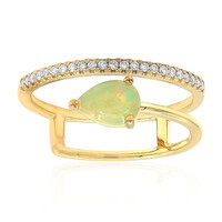 Anillo en oro con Ópalo Welo AAA