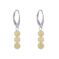 Pendientes en plata con Heliodoro