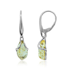 Pendientes en plata con Ámbar báltico