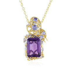 Colgante en plata con Amatista (Gems en Vogue)