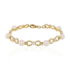 Brazalete en plata con Perla Freshwater