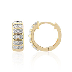 Pendientes en oro con Diamante SI1 (G)