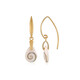 Pendientes en plata con Ojo de Shiva (Bali Barong)