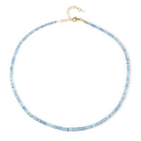 Collar en plata con Aguamarina de Brasil