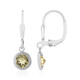 Pendientes en plata con Berilo amarillo