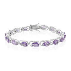 Brazalete en plata con Amatista