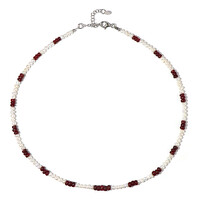 Collar en plata con Rubí (Riya)