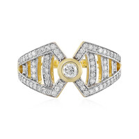 Anillo en oro con Diamante limpio a lupa F (LUCENT DIAMONDS)