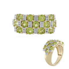Anillo en plata con Peridoto