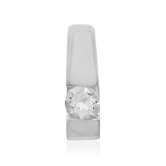 Colgante en plata con Topacio blanco