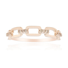 Anillo en oro con Diamante rosa de Francia de Argyle SI1