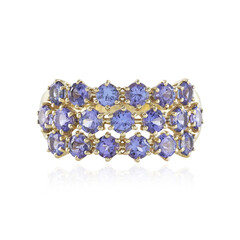Anillo en oro con Tanzanita AAA (de Melo)
