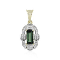 Colgante en oro con Turmalina verde (Adela Gold)