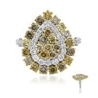 Anillo en oro con Diamante fancy SI2 (CIRARI)