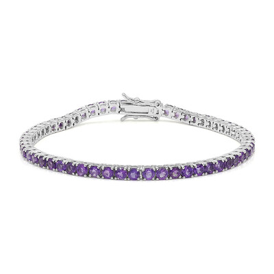 Brazalete en plata con Amatista