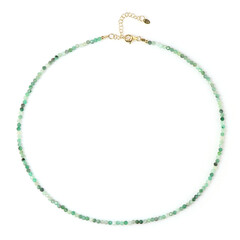 Collar en plata con Esmeralda de Brasil
