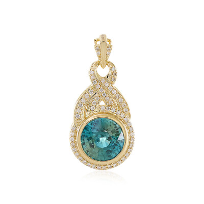 Colgante en oro con Zircón de Ratanak Kirí (de Melo)