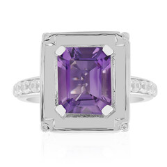 Anillo en plata con Amatista (Remy Rotenier)