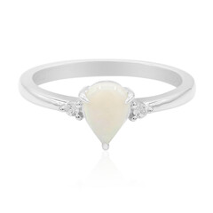 Anillo en plata con Ópalo blanco
