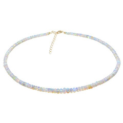 Collar en plata con Ópalo de Welo