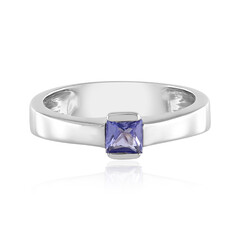 Anillo en plata con Tanzanita (Adela Silber)