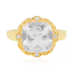 Anillo en plata con Fluorita