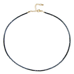 Collar en plata con Zafiro azul
