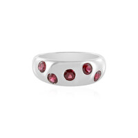 Anillo en plata con Espinela roja noble