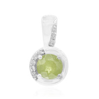 Colgante en plata con Demantoide de Namibia