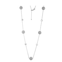 Collar en plata con Zircón (Adela Silber)