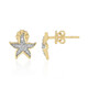 Pendientes en oro con Diamante VVS1 (G) (Annette)
