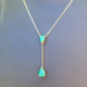Collar en oro con Esmeralda de Zambia AAA